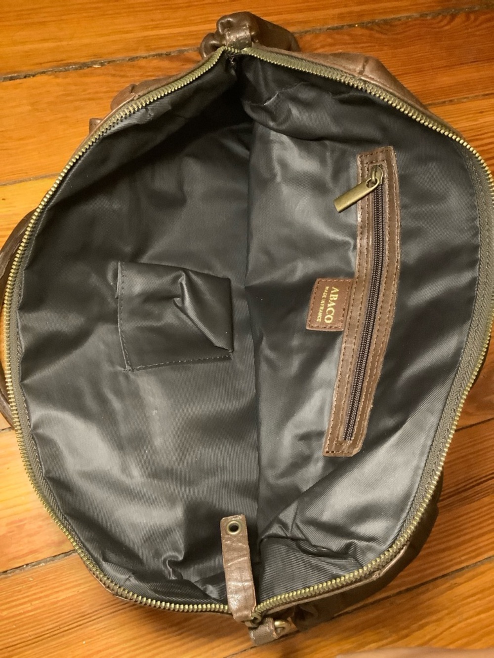 NWOT Y2K VTG Abaco Paris Leather Satchel - Picture 14 of 16